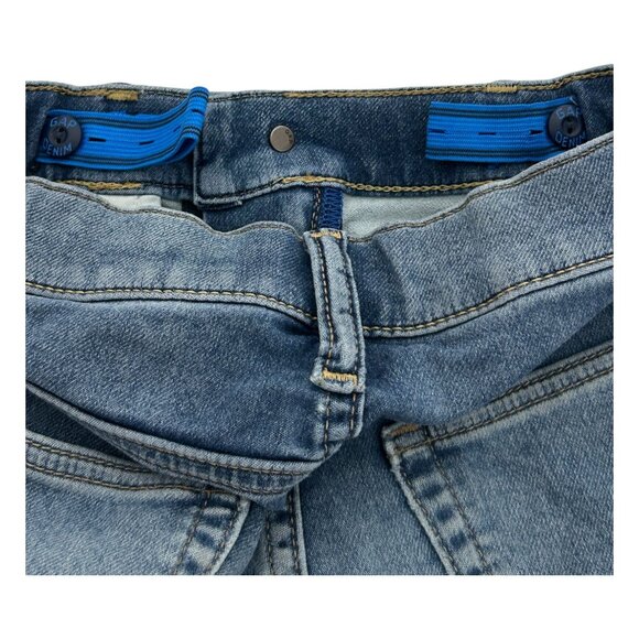 Gap Kids Boys Size 10 Original Blue Denim Adjustable Waist Jeans - Picture 6 of 14